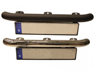 Extraljusfäste i Rostfritt stål för 3 extraljus till VW Caddy 2004-2010