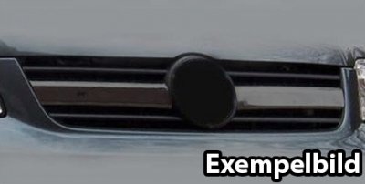 Övre grill i bred modell i Gun Metal Black till VW Transporter T5 2003-2009