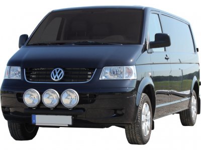 Extraljusfäste i Rostfritt stål till Volkswagen Transporter T5 från 2003-2009
