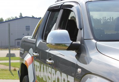 Spegelkåpor i Rostfritt stål till Volkswagen Amarok från 2011-/2017-