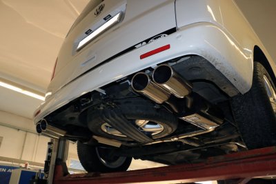 Sportavgassystem till VW Transporter T5/T6 från 2003-/2010-/2016-