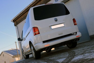 Sportavgassystem till VW Transporter T5/T6 från 2003-/2010-/2016-