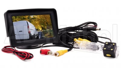 Backkamerasystem 4,3" monitor inkl. 1st kamera till VW Transporter 2010-2015