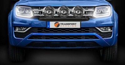 Extraljusfäste i Rostfritt stål till Volkswagen Amarok från 2011-/2017-