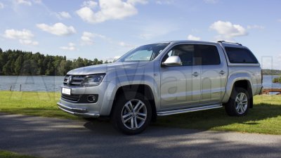 Sidorör med liten stegyta i Rostfritt stål till VW Amarok 2011-