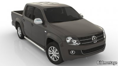 Sidorör i Rostfritt stål till VW Amarok från 2011-