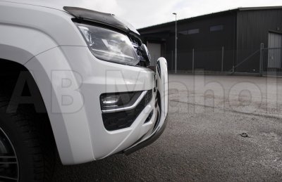 Låg Frontbåge i rostfritt stål till VW Amarok V6 2017-