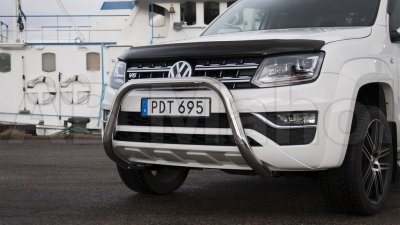 Låg Frontbåge i rostfritt stål till VW Amarok V6 2017-