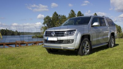 Översiktsbild av frontrör Single till VW Amarok från 2011-