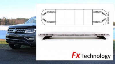 Komplett blixtljusramp Bullitt till Volkswagen Amarok från 2011-/2017-