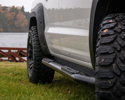 Sidorör Volkswagen Amarok från 2011-2020 | Svartlackerade