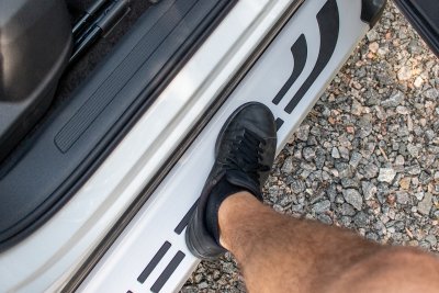 Fotsteg i Aluminium till Fiat 500L från 2012-