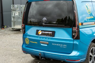 Dörrhandtag för bakluckan i Rostfritt stål till VW Caddy från 2021-