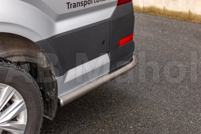 Bakre skyddsrör i Rostfritt stål VW Crafter 2017-