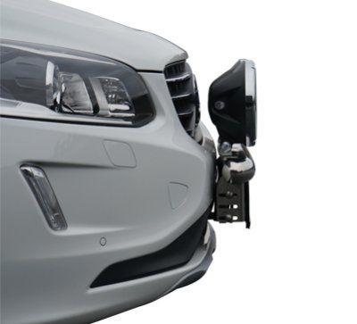 Extraljusfäste i Rostfritt stål till Volvo XC60 2008-