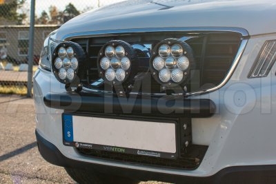 Extraljusfäste svart pulverlack Volvo XC60 2008-