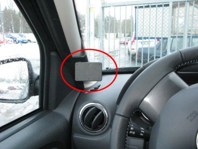 Mobilhållare Dacia Duster från 2010-2017