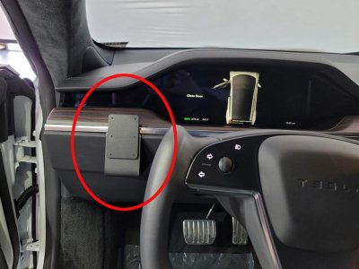 Mobilhållare Tesla Model S från 2012-