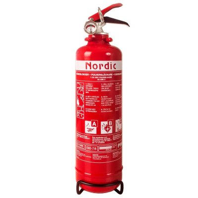 Brandsläckare - Nordic 1 kg (EN-3 8A 55 B C)
