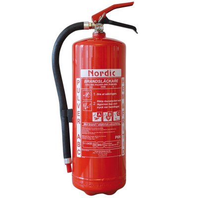 Brandsläckare - Nordic 6 kg (EN-3 43A 233 B C)
