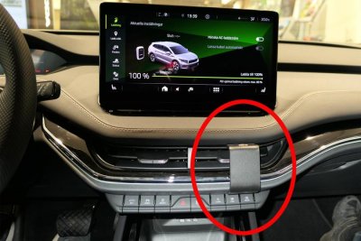 Mobilhållare Skoda Enyaq från 2021-