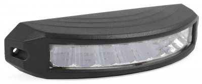 Blixtljus bestyckad med 9 st 3W-dioder för maximal spridning 180 grader från blixtljuset i ornage färg.