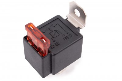 Relä med säkringshållare - 12V - 40A