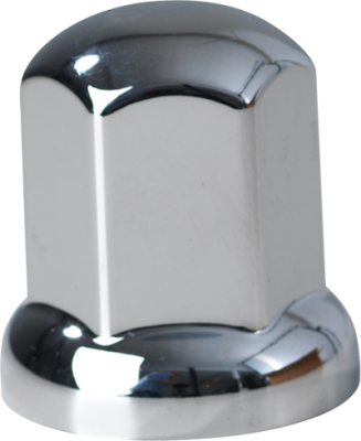 Mutterkåpa i kromad/svart/vit/röd/blå plast 32/33 mm