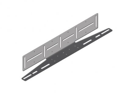 Extraljushållare för infälld LED-ramp