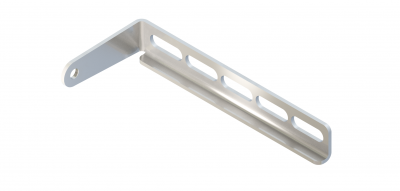Fäste i Rostfritt stål till LED-ramper | 180x75 mm