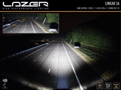 Lazer ledramp för takmontering till Ford Ranger från 2016-2019