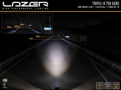 Lazer LED-ramp Triple-R 750 Gen. 2 - 220 mm - 4620/5068 lumen