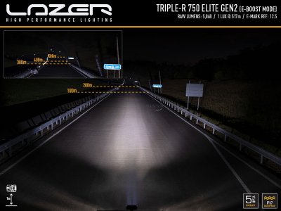 Lazer LED-ramp Triple-R 750 Gen. 2 - 220 mm - 4620/5068 lumen
