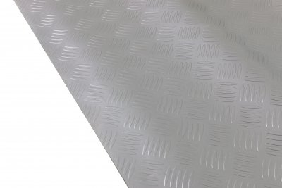 Gummimatta silver i olika storlekar