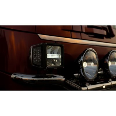 LEDSON Plogljus i LED med hel-, halv-, positionsljus & blinkers | 80W | Glas med uppvärmning!