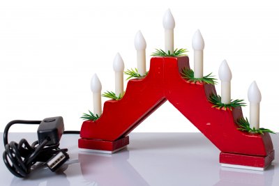Adventsljusstake LED med USB-kontakt