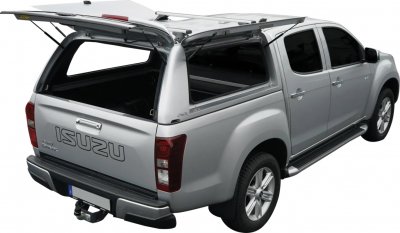 Flakkåpa Alpha CMX Isuzu D-Max passar årsmodeller 2012-2020