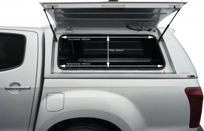 Flakkåpa Isuzu D-Max från 2012-2020 | Alpha CMX