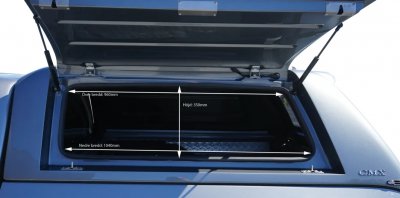 Flakkåpa Alpha CMX Nissan Navara Double Cab 2016-2021