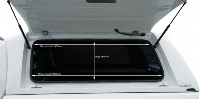 Flakkåpa Alpha CMX till Toyota Hilux från 2016-2021