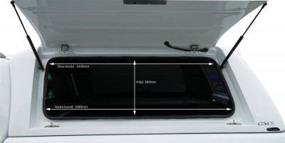 Flakkåpa Alpha CMX till Toyota Hilux (Dubbelhytt) från 2021-