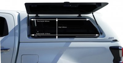 Flakkåpa Alpha GSX till Isuzu D-Max från 2021-
