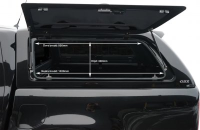 Flakkåpa Alpha GSX till Mercedes-Benz X-klass från 2017-2020