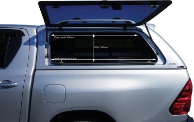 Flakkåpa Alpha GSX till Toyota Hilux från 2021-