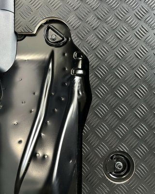 Lastrumsmatta till Kia PV5 Cargo från 2025- | 3mm Svart gummi