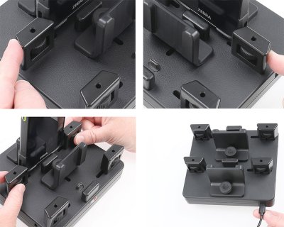 ProAdapt laddningsdocka för bord – Dubbel USB-C för smartphones och handdatorer