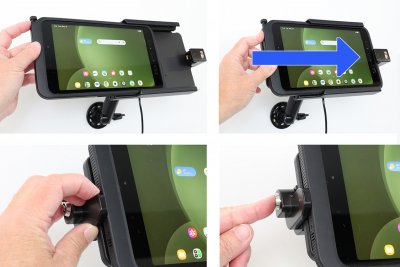 Hållare till Samsung Galaxy Tab Active 5 - Med nyckellås