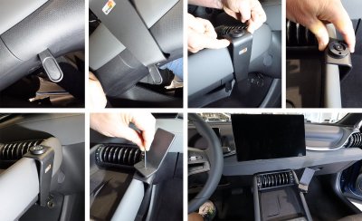 Monteringsfäste (Basdel) för mobilhållare till BYD Atto 3 från 2026-
