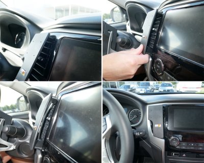Monteringsfäste (Basdel) för mobilhållare till Mitsubishi L200 från 2019-2023