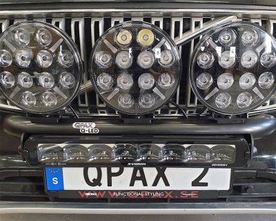 Monteringsklossar till Q-LED fäste för LED-ramp - För traditionella extraljus (3-pack)